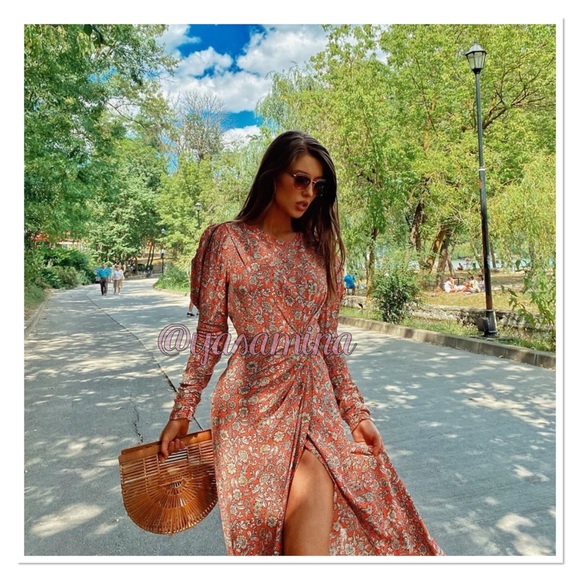 Zara print dress bloggers favorite - Picture 5 of 16